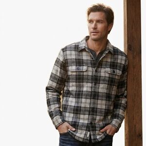 L. L. Bean Traditional Fit Fleece-Lined Flannel Shacket - Mens XL